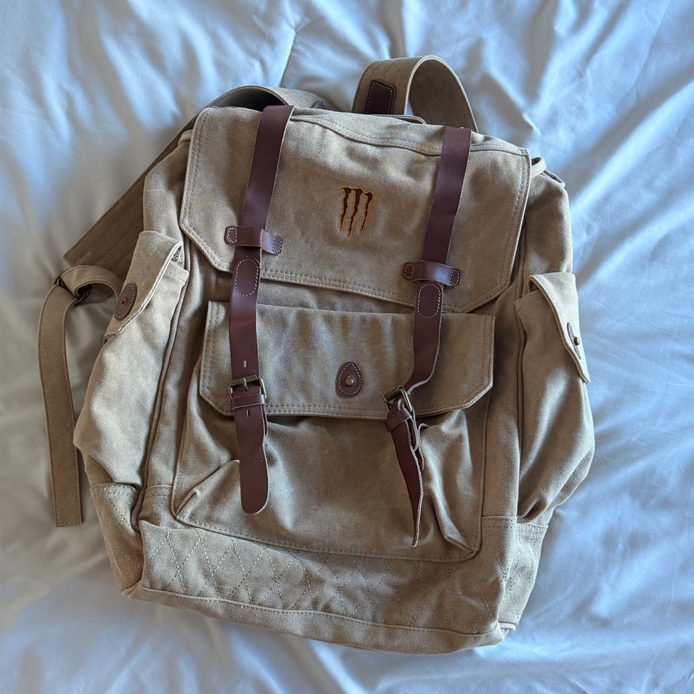 Monster Energy Canvas Backpack